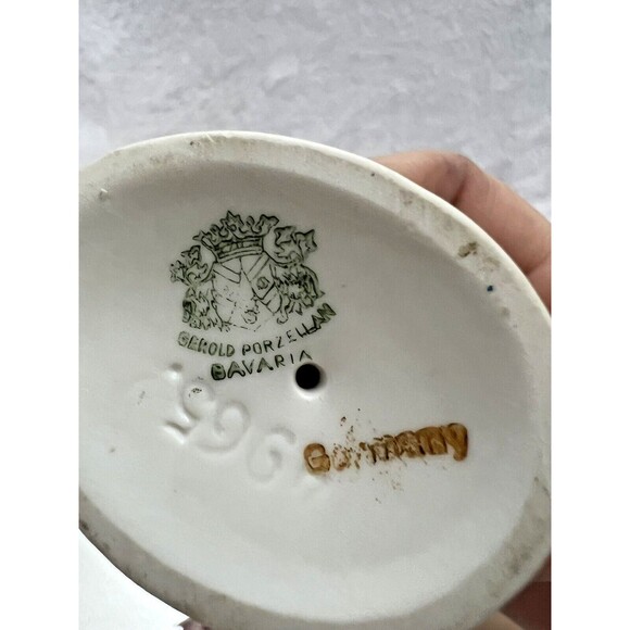 Gerold Porcelain Parakeet Antique Bavarian Germany 3.5 Inches - Picture 11 of 12